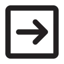 Free Right Arrow  Icon