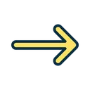 Free Right Arrow  Icon