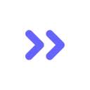 Free Double Chevron Right Chevron Icon