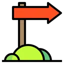 Free Signpost Pin Locations Icon