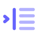 Free Right Indent Indent Right Alignment Icon