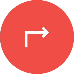 Free Right turn  Icon