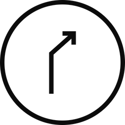 Free Right turn  Icon