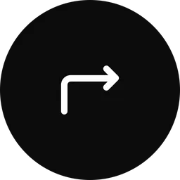 Free Right turn  Icon