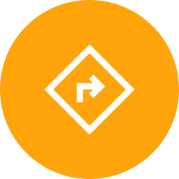 Free Right turn  Icon