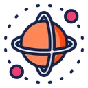 Free Ring Planet Space Science Icon