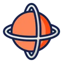 Free Ring Planet Space Science Icon
