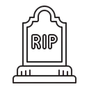 Free Rip Funeral Death Icon