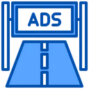 Free Road Banner Ads Advertisment Icon