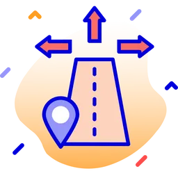 Free Road Location  Icon