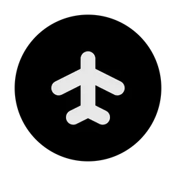 Free Road Sign Airport  Icon