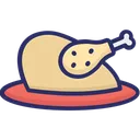 Free Chicken Roast Grilled Food Icon
