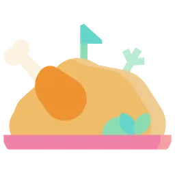 Free Roasted Chicken  Icon