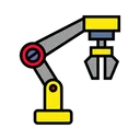 Free Robot Arm Automation Icon