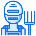 Free Robot Farmer  Icon