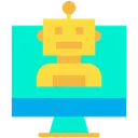 Free Artificial Asistente Inteligencia Icono