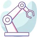 Free Robotic Manufacturing Automation Control Icon
