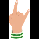 Free Hand Gesture Open Hand Gesturing Icon