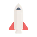 Free Space Rocket Launch Icon