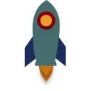 Free Rocket Launch Startup Icon