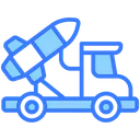 Free Rocket Truck Weapon Truck Ground Icon