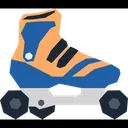Free Roller Skate Board Game Sports Day Icon