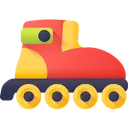 Free Roller Skate Sport Skating Icon