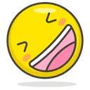 Free Rolling Smile Face Icon