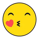 Free Romantic Emoji Face Icon