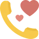 Free Romantic Call Icon