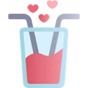 Free Romantic Drink  Icon