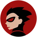 Free Ronin Young Hero Face Comics Avatar Icon