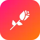 Free Rose  Icon