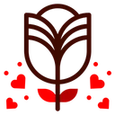 Free Rose Flower Botanical Icon