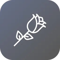 Free Rose  Symbol