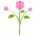 Free Rose  Icon