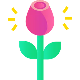 Free Rose  Icon