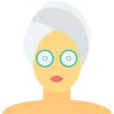 Free Rosto Feminino Tratamento Facial Cuidados De Beleza Ícone
