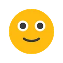 Free Rosto Levemente Sorridente Emocao Emoticon Ícone