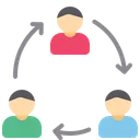 Free Rotación de empleados  Icono