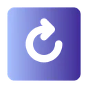 Free Rotate Arrows Sign Icon