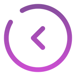 Free Round alt arrow left  Icon