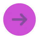 Free Round arrow right  Icon