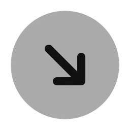 Free Round arrow right down  Icon