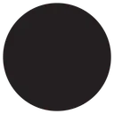 Free Round Black Circle Icon