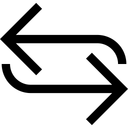 Free Round Trip Return Icon