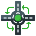 Free Roundabout Icon