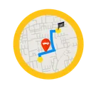 Free Route Mode Navigation Icon