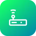 Free Router Wifi Data Icon