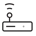 Free Router Wifi Data Icon